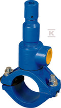 Nawiertka przyłączeniowa DN160x32 do rur PVC/PE (samonawiercająca), PN10, GJL-żeliwo szare