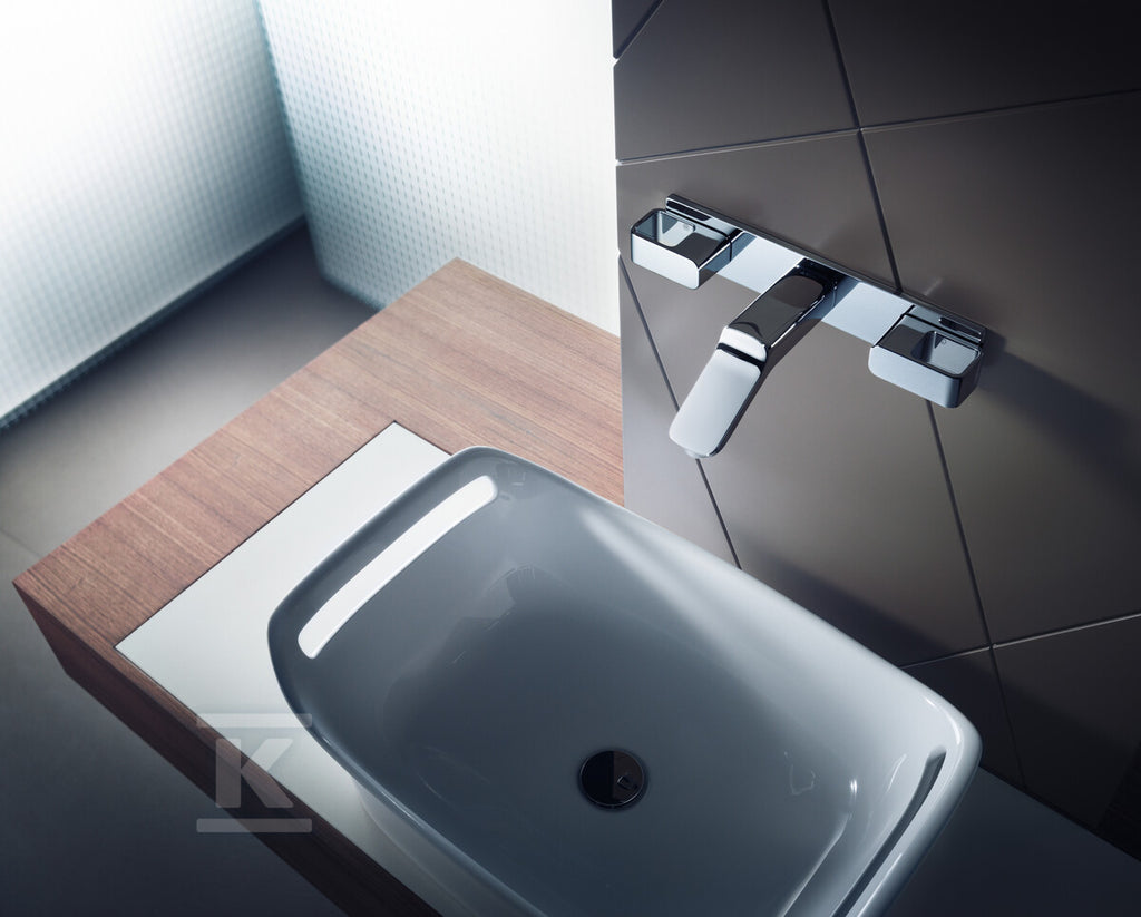Bateria umywalkowa Hansgrohe Axor Urquiola 3-otworowa podtynkowa DN15 z krótką wylewką chrom 11042000