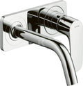 Bateria umywalkowa Hansgrohe Axor Citterio M jednouchwytowa podtynkowa z płytką i krótką wylewką, montaż ścienny chrom 34112000