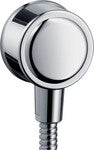 Złącze węża Hansgrohe AXOR Fixfit de Luxe DN15 z zaworem zwrotnym - nikiel szczotkowany 16884820