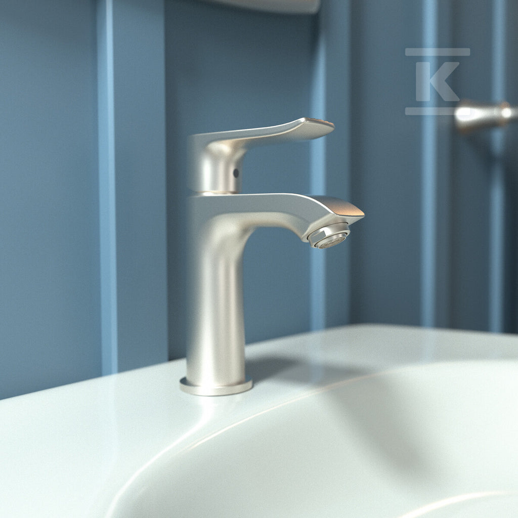 Bateria umywalkowa Hansgrohe Metris E2 jednouchwytowa 100, DN15 chrom 31088000