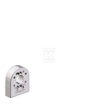 Podkładka dystansowa Hansgrohe do korekty w pionie 7 mm chrom 96186000