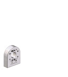 Podkładka dystansowa Hansgrohe do korekty w pionie 8 mm chrom 98681000