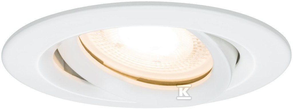 Oprawa punktowa sufitowa okrągła, ruchoma, Nova GU10/GU5,3 35W, IP65, obudowa: biały/aluminium