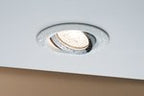 Oprawa punktowa sufitowa okrągła, ruchoma, Nova GU10/GU5,3 35W, IP65, obudowa: biały/aluminium