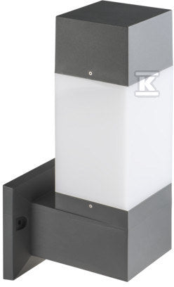 Oprawa ogrodowa kinkiet, INVO OP EL-53-L-GR E27, IP54, grafitowa