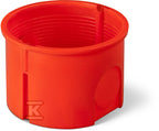 Puszka podtynkowa ONNLINE PRO PK-60 czerwona, IP 20