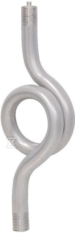 Rurka syfonowa spiralna, 2x G1/2", PN25