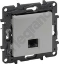 Gniazdo RJ45 kat. 5e UTP- kolor aluminium, NILOE STEP