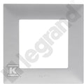Ramka pojedyncza 1x- kolor aluminium, NILOE STEP