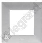 Ramka pojedyncza 1x- kolor aluminium, NILOE STEP