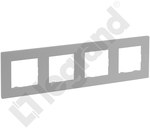 Ramka pojedyncza 1x- kolor aluminium, NILOE STEP