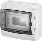 Rozdzielnica GALANT PLUS RN 1/8 IP65 drzwi transparentne N+PE (8 modułów)