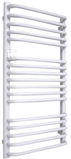 Grzejnik łazienkowy ONNLINE PBD 530x1290, moc grzewcza: 668W (75/65/20), rozstaw: 490mm, typ podłączenia: SX (wyłącznie dolne na kolektorach), kolor biały RAL9016, wymiary: H=1290, L=530, D=100
