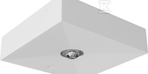 Oprawa awaryjna LED, LOVATO LV3N jednozadaniowa 1W 1h optyka otwarta, biała, IP20