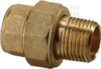 Śrubunek Twist prosty krótki 3/4" o-ring mosiądz