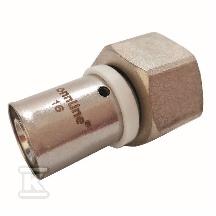 ZŁĄCZKA ZAPRAS 20MM X 3/4" ZE ŚRUBUNK GW profil U