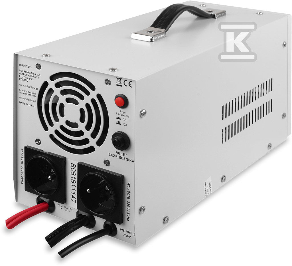 Zasilacz awaryjny SINUS PRO 1000 E 12/230V (700/1000W)
