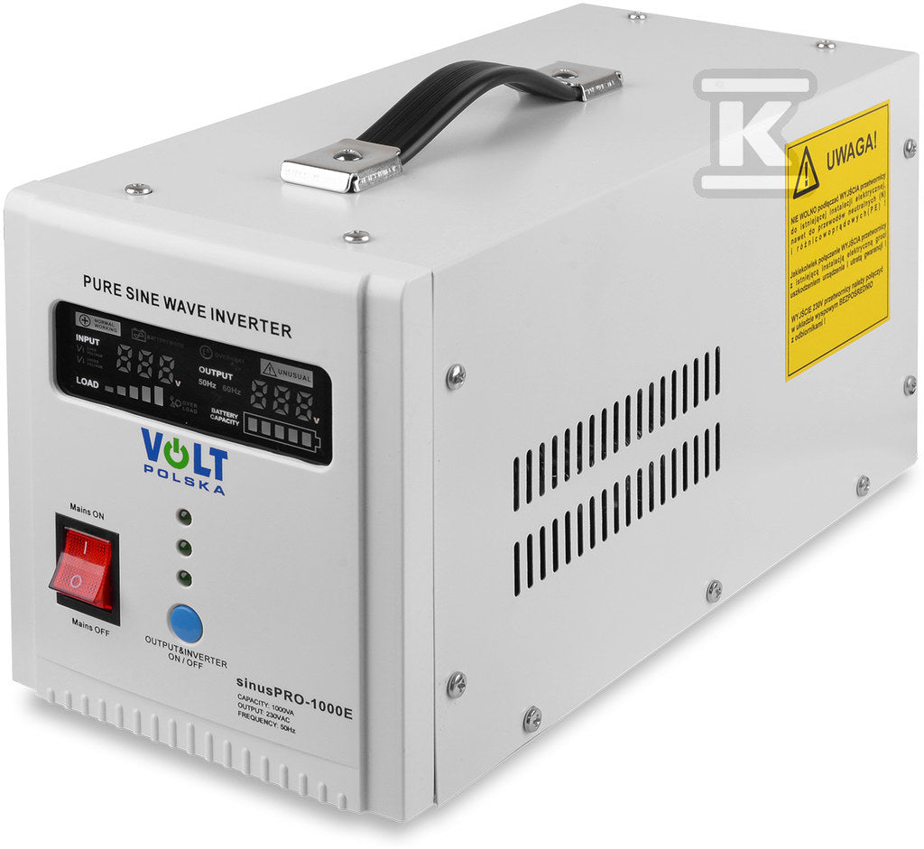 Zasilacz awaryjny SINUS PRO 1000 E 12/230V (700/1000W)