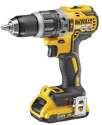 DEWALT System aku 18V wiertarko-wkrętarka bezszczotkowa G2 XR z udarem, 13mm, 2 biegi, 0-550/0-2000 obr/min, 70Nm, 2 akumulatory Li-Ion 2,0 Ah, ładowarka wielonapięciowa XR, kufer TSTAK