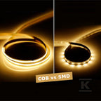 Taśma LED COB 512LED / 24V / CRI90+ A++ 12W / m VT-512 6000K / 1000lm