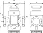 Zawór temperaturowy ATV 334, DN25, Rp1 ", kvs 9, 50°C