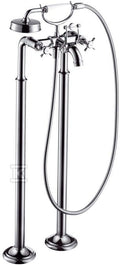 Bateria wannowa Hansgrohe Axor Montreux dwuuchwytowa DN15 do montażu w podłodze - nikiel szczotkowany 16547820