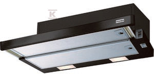 Okap Szufladkowy Czarny Ftc 632L Bk