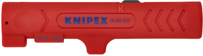 KNIPEX 16 64 125 SB Narzędzie do ściągania izolacji z kabli płaskich i okrągłych 125mm