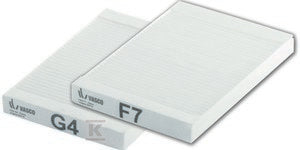 Zestaw filtrów G4/F7 do: X350/X425/X500 ( 495x186mm)