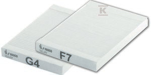 Zestaw filtrów G4/F7 do: DX4E/DX5E/DX6E/ (275/275x245x25mm)