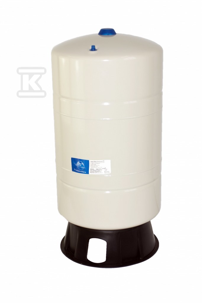 Ciśnieniowe naczynie wzbiorcze PWB-130LV - pionowe, z przyłączem 1" i podstawą naczynia, do układów c.w.u., seria: PressureWave