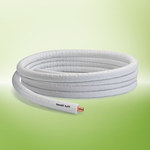 Rura miedziana Tubolit split 5/8" Bs1 d0 1,0 mm preizolowana do systemów klimatyzacyjnych w kręgu o długości 25m pakowane karton (1x25m)