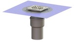 Nasadka z ABS z zamkniętą szczelnie pokrywą 150x150 mm, przykręcaną, sys.100
