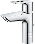 Bateria umywalkowa Grohe BauLoop, DN 15, rozmiar M, z zestawem odplywowym, przepływ 5,7 l/min.