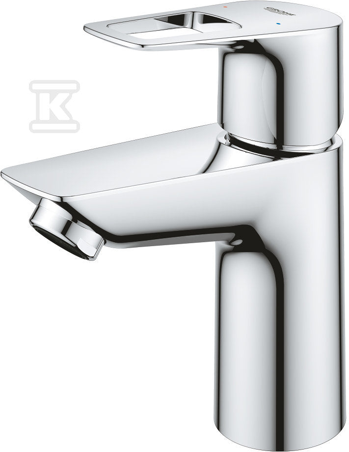 Bateria umywalkowa Grohe BauLoop, DN 15, rozmiar S, z korkiem push-open, przepływ 3,5 l/min.