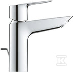 Bateria umywalkowa Grohe BauLoop, DN 15, rozmiar M, z zestawem odplywowym, przepływ 5,7 l/min.