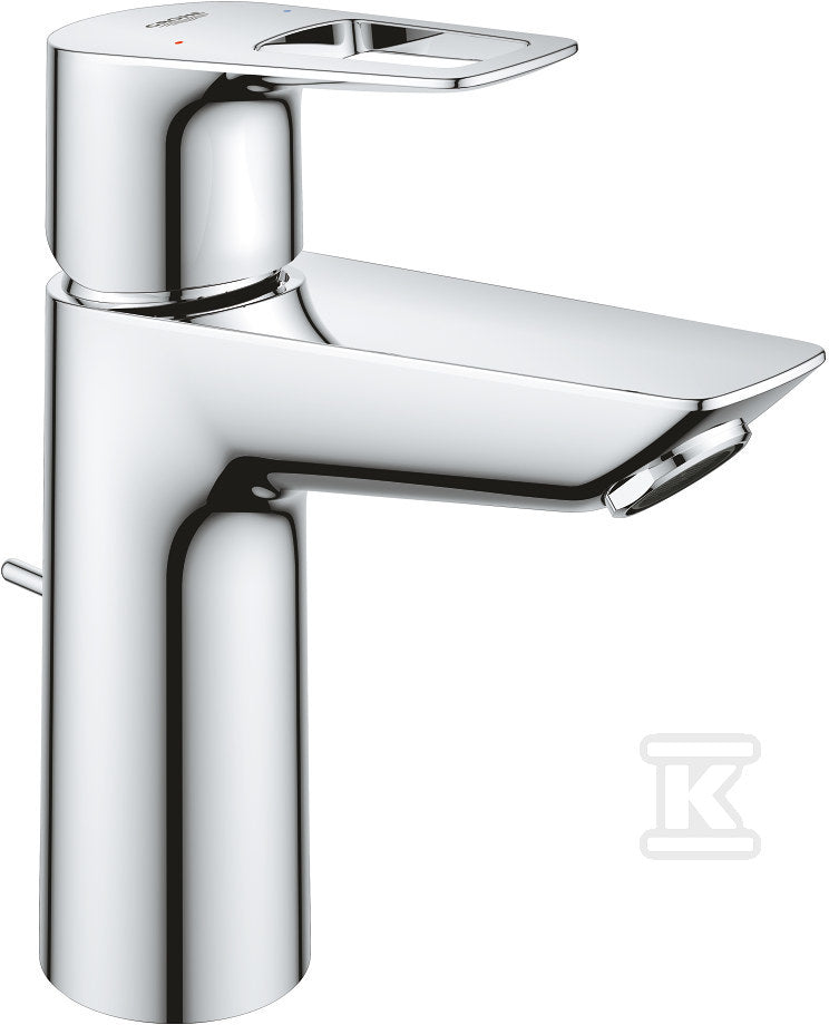 Bateria umywalkowa Grohe BauLoop, DN 15, rozmiar M, z zestawem odplywowym, przepływ 5,7 l/min.
