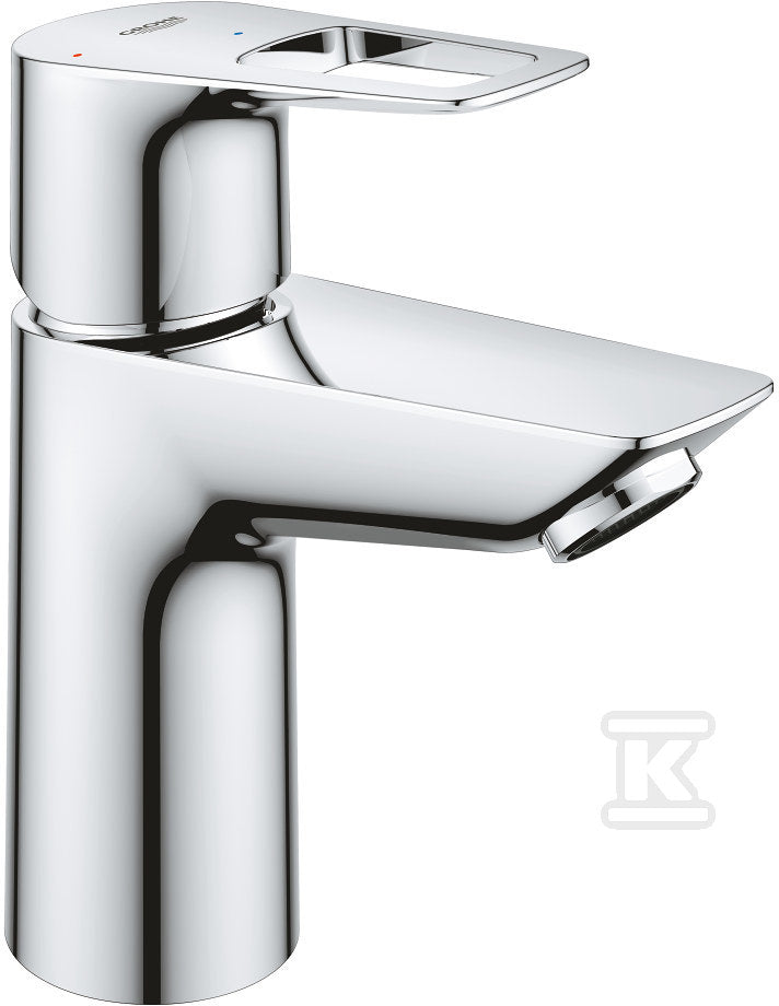 Bateria umywalkowa Grohe BauLoop, DN 15, rozmiar S, zkorkiem push-open, przepływ 5,7 l/min., głowica oszczędnościowa