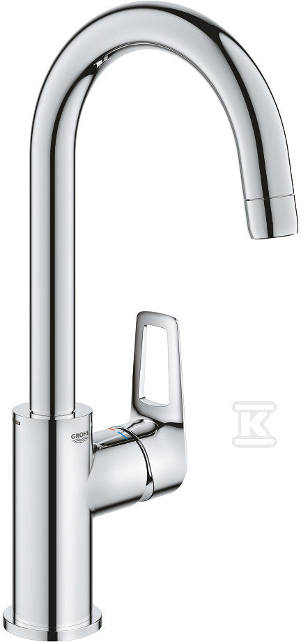 Bateria umywalkowa Grohe BauLoop, DN 15, rozmiar L, z korkiem push-open