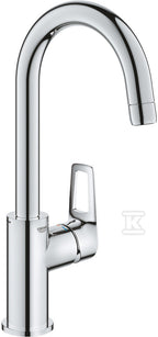 Bateria umywalkowa Grohe BauLoop, DN 15, rozmiar L, z korkiem push-open