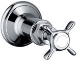 Zawór odcinający Hansgrohe Axor Montreux podtynkowy, element zewnętrzny chrom 16871000