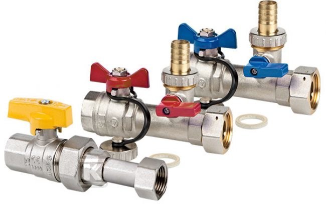 Zestaw podłączeniowy pod kocioł CO i GAZ - SPIN 3/4" ORION 1/2" SET