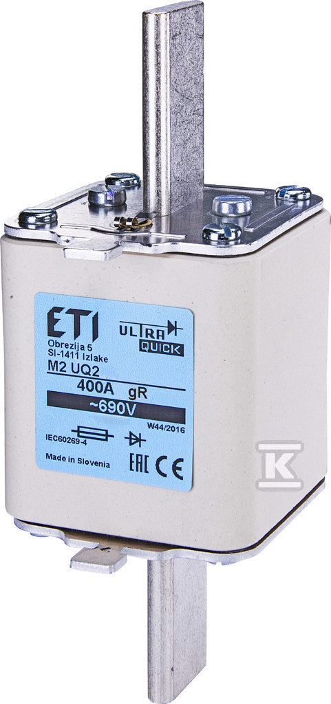 Wkładka topikowa ultraszybka M2UQU-N/250A/690V