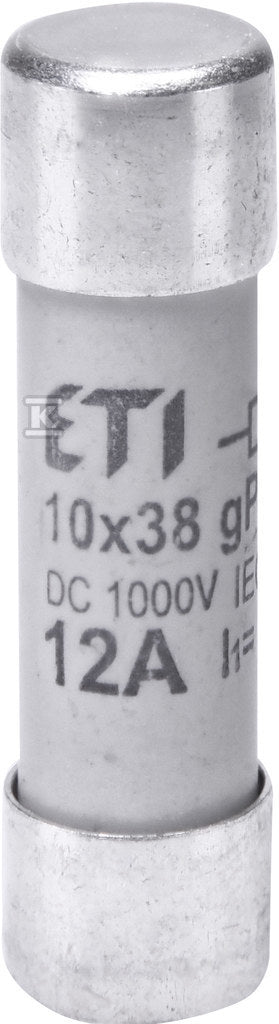 Wkładka topikowa cylindryczna PV CH10x38 gPV 12A/1000V DC UL