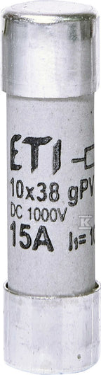 Wkładka topikowa cylindryczna PV CH10x38 gPV 15A/1000V DC UL