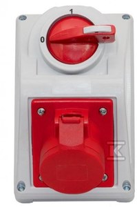 Rozdzielnica KOMBI 32A 5p, 0/1, ONNLINE