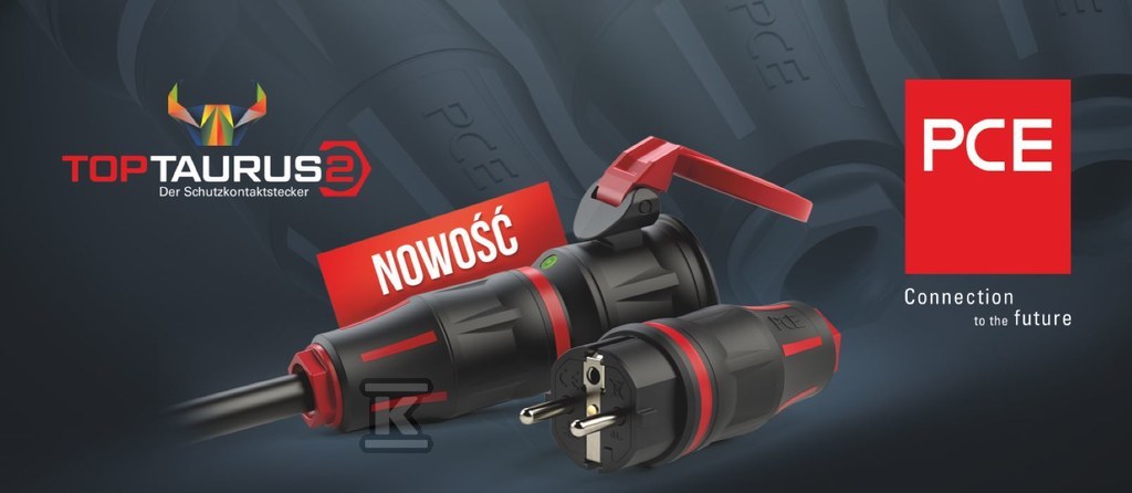 Gniazdo gumowe z zatyczką 16A 230V 3P IP54 TOP TAURUS2