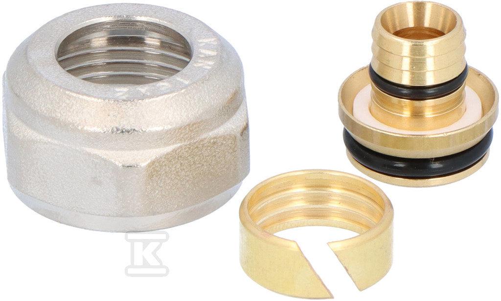 Śrubunek mosiężny GW do rur PERTAL ultraPRESS - 16 G3/4"