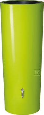 Zbiornik na deszczówkę naziemny COLOR 2w1 350L, kolor: apple z wkładem na rośliny